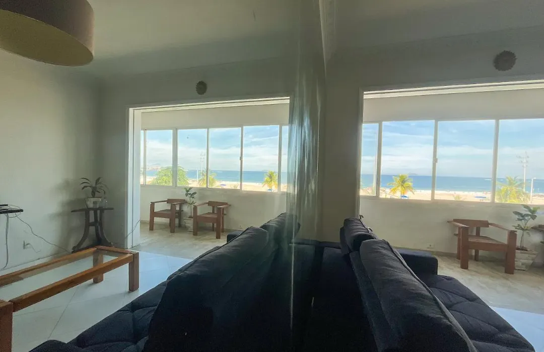 Apartamento Grande Com Vista Frente Mar Copacabana-1