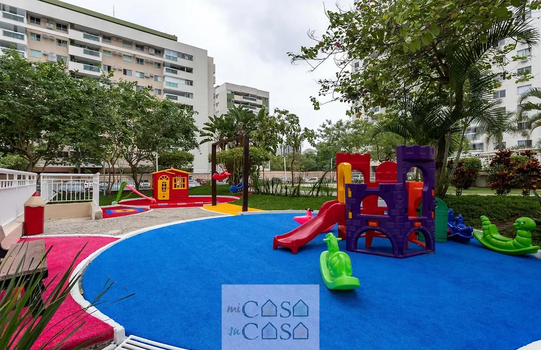 2 Quartos Com Varanda A 300M Riocentro Wi-Fi 120Mbps E Cozinha Completa - Condominio Com Piscina, Estacionamento, Portaria 24H E Parquinho Infantil - Apartamento Indicado Para Grupos, Hospedes A Trabalho E Criancas-1