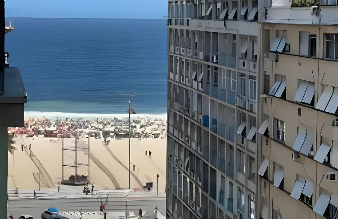 Apartamento de 1 dormitorio en Copacabana con vista al mar cerca de la playa-1