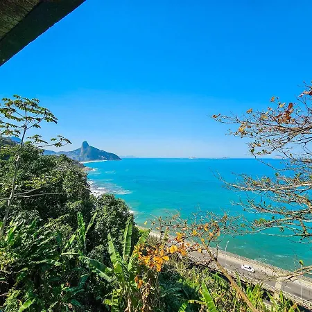 Linda Casa No Joa, Com Vista Incrivel Do Mar Do Rio-2