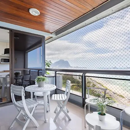 Vista De Cinema Do 19 Andar Da Praia Barra Da Tijuca - Portaria 24H, Estacionamento, Wi-Fi 35Mbps, Ar Condicionado - Banheiro Recem Reformado-2
