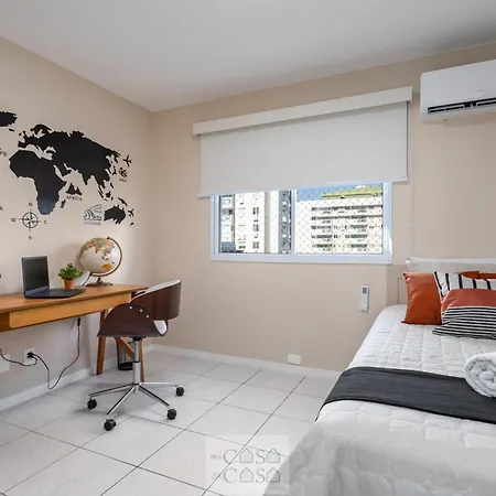 2 Quartos com Varanda a 300m RioCentro Wi-Fi 120mbps e Cozinha Completa - Condomínio com Piscina, Estacionamento, Portaria 24h e Parquinho Infantil - Apartamento indicado para Grupos, Hóspedes a Trabalho e Crianças-2