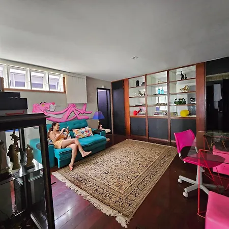 charmosa cobertura em Ipanema na quadra da praia de quarto, sala, terraço e sauna-3