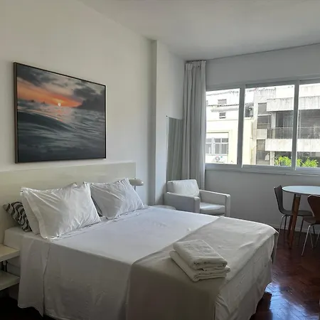 Elegant Studio Vista Lateral Mar Ipanema Best Locatlon-3