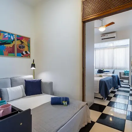 Apartamento de 1 dormitorio en Copacabana con vista al mar cerca de la playa-2