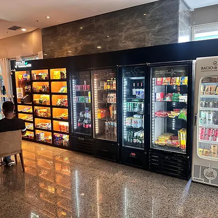Flat Com Vista Panoramica -15- Na Barra Da Tijuca - Estacionamento Gratuito - Frigobar - Ar Condicionado - Piscina - Academia - Balsa Para Praia Gratis - Varanda - Vista Parcial Mar E Lagoa-2