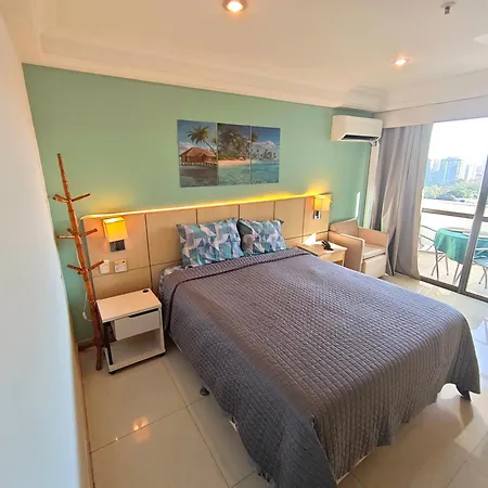 Barra Prime Flats, Ed Mediterraneo, Wi-Fi 400Mb, Balsa Pra Praia Gratis, Ar Condicionado Novo!-2