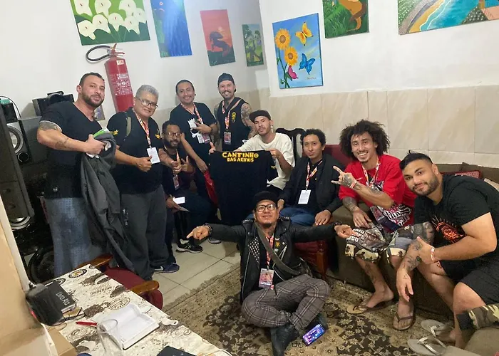 Hostel Cidade Nova, próximo a estação metrô praça 11, onde você tem acesso direto a qualquer Shows nas praias da zona Sul Río de Janeiro admite animales