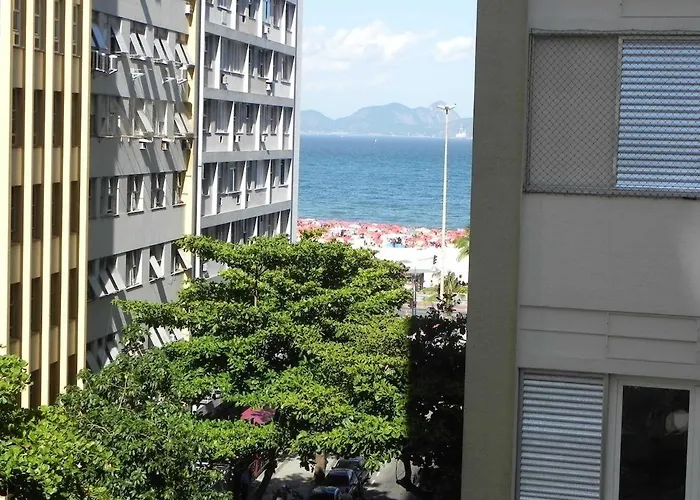 Vista Lateral Praia De Copacabana Rio de Janeiro
