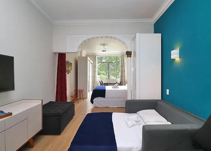 Fantastico 1 Quarto E Sala Em Copacabana Com Vista Para Natureza Río de Janeiro