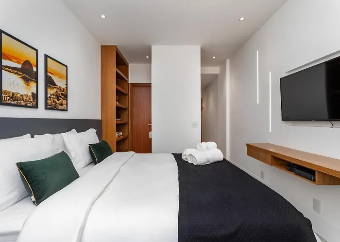 Unhotel - Studio Design Moderno, Av Atlantica - Praia De Copacabana Rio de Janeiro