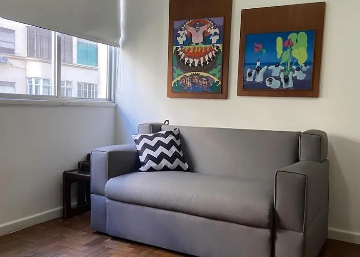 Apartamento Vista Parcial Mar Rio de Janeiro que aceita animais de estimação