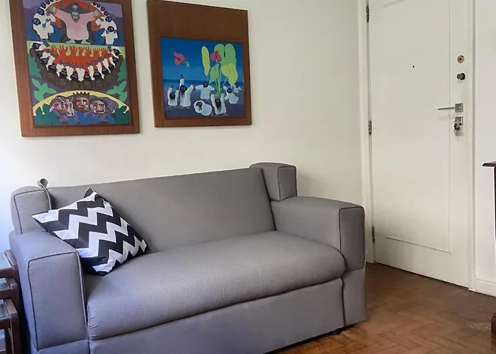 Apartamento Vista Parcial Mar Rio de Janeiro que aceita animais de estimação