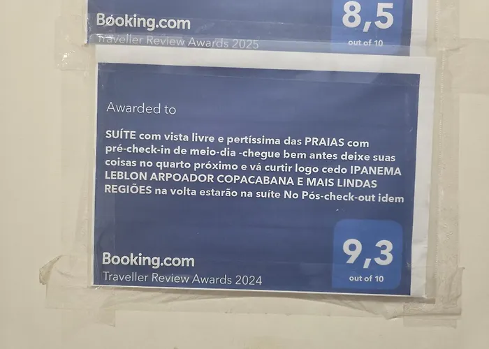 Suite C Vista Livre E Pertissima Das Praias Ipanema Leblon Arpoador Copacabana E Do Cristo Redentor Do Bondinho Pao De Acucar Etc Chegando Mais Cedo Que O Check-In Do Meio-Dia, Deixe Suas Malas E Va Se Divertir, Idem No Check-Out Das 10H Manha