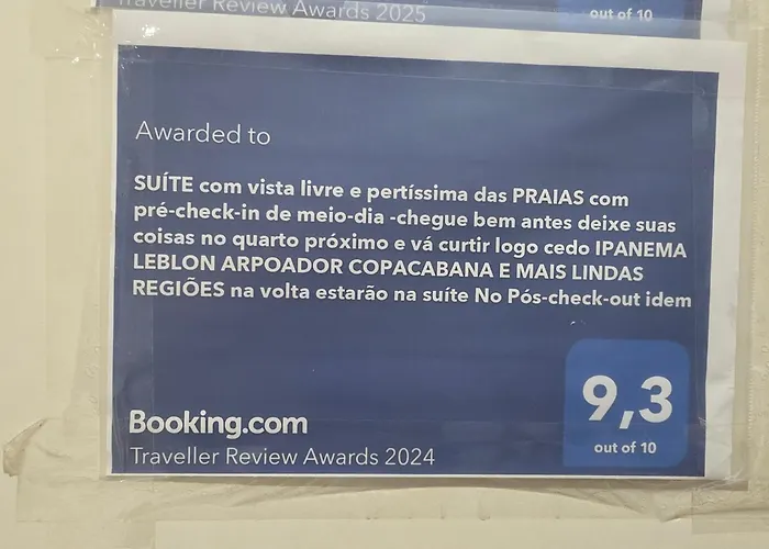 Suite C Vista Livre E Pertissima Das Praias Ipanema Leblon Arpoador Copacabana E Do Cristo Redentor Do Bondinho Pao De Acucar Etc Chegando Mais Cedo Que O Check-In Do Meio-Dia, Deixe Suas Malas E Va Se Divertir, Idem No Check-Out Das 10H Manha
