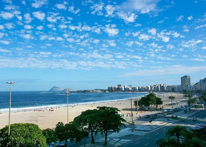 Deslumbrante Vista Para A Praia De Copacabana. Rio de Janeiro